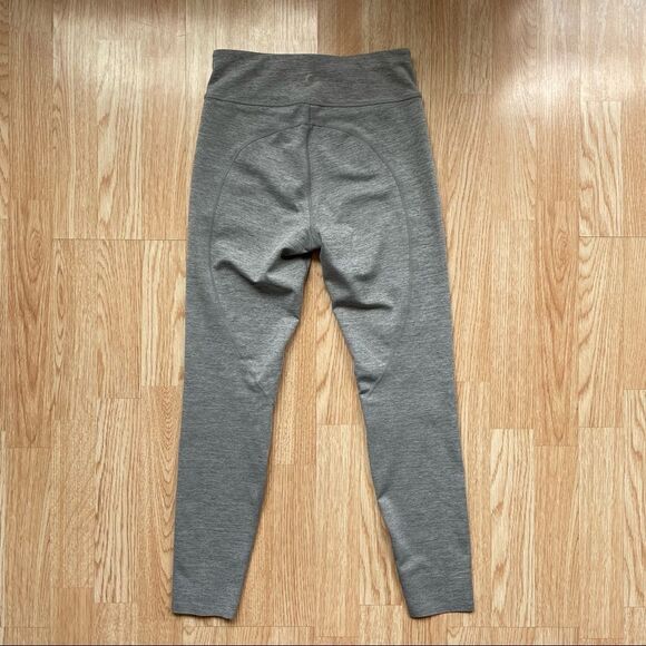 Zyia Active Gray/Green Striped Leggings - Size: 4 - Picture 9 of 11